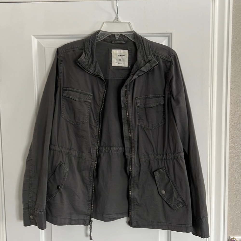 Sonoma gray field jacket size medium ladies